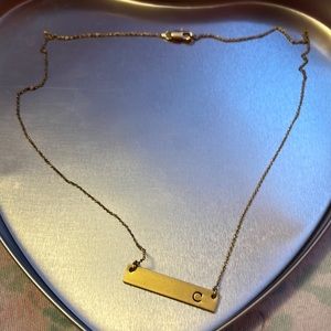 letter C necklace